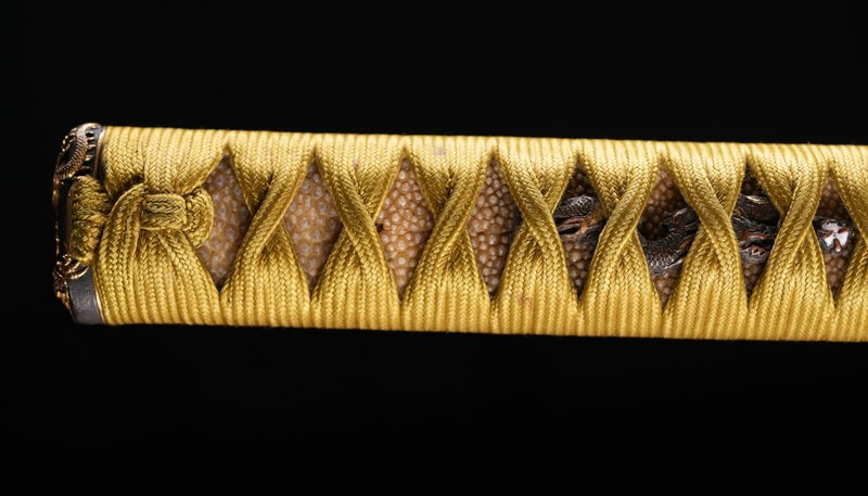 Antiek Japans zwaard Katana van Kashu Kanemaki, Edo-periode, Hozon Token