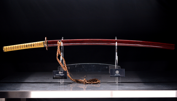 Antiek Japans zwaard Katana van Kashu Kanemaki, Edo-periode, Hozon Token