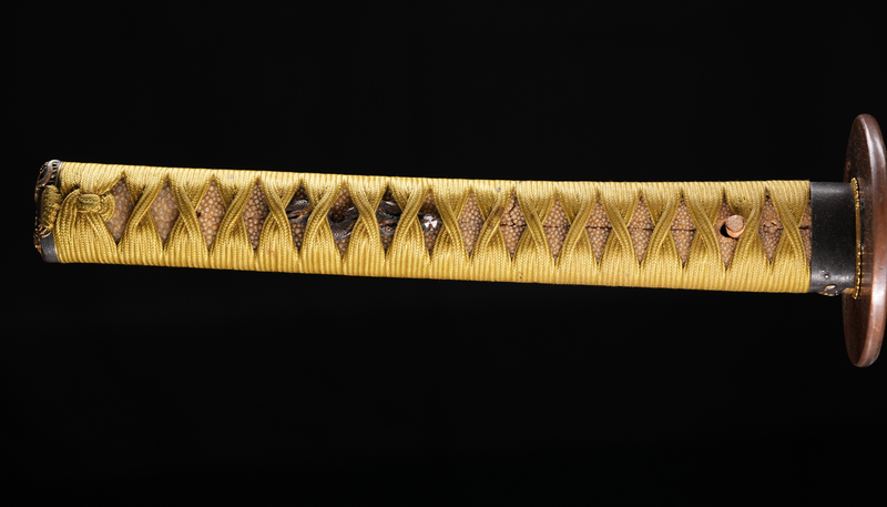 Antiek Japans zwaard Katana van Kashu Kanemaki, Edo-periode, Hozon Token