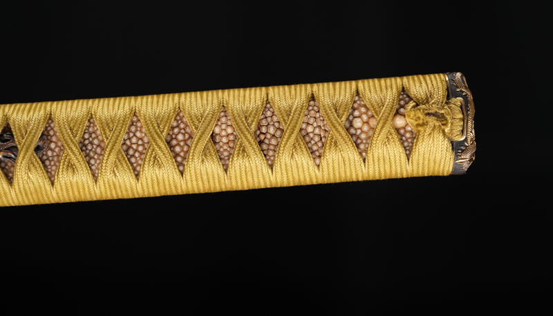 Antiek Japans zwaard Katana van Kashu Kanemaki, Edo-periode, Hozon Token