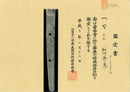 Antiek Japans zwaard Katana van Kashu Kanemaki, Edo-periode, Hozon Token