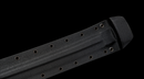Obsidian Kensei Tactical Sword (Limited) — high-carbon steel, Black ribbed grip, small gold ring, black textured sheath,