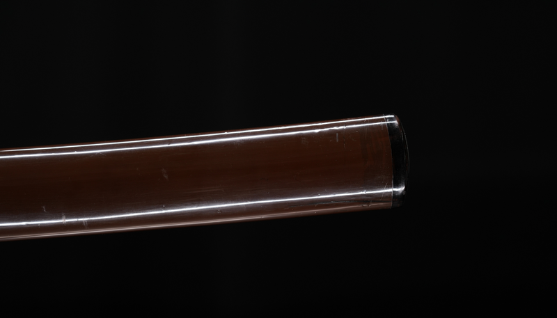 Antieke Japanse zwaard Katana, Edo-periode, blauwe en bruine Koshirae