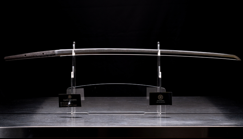 Antiek Japans zwaard Katana van Kashu Kanemaki, Edo-periode, Hozon Token