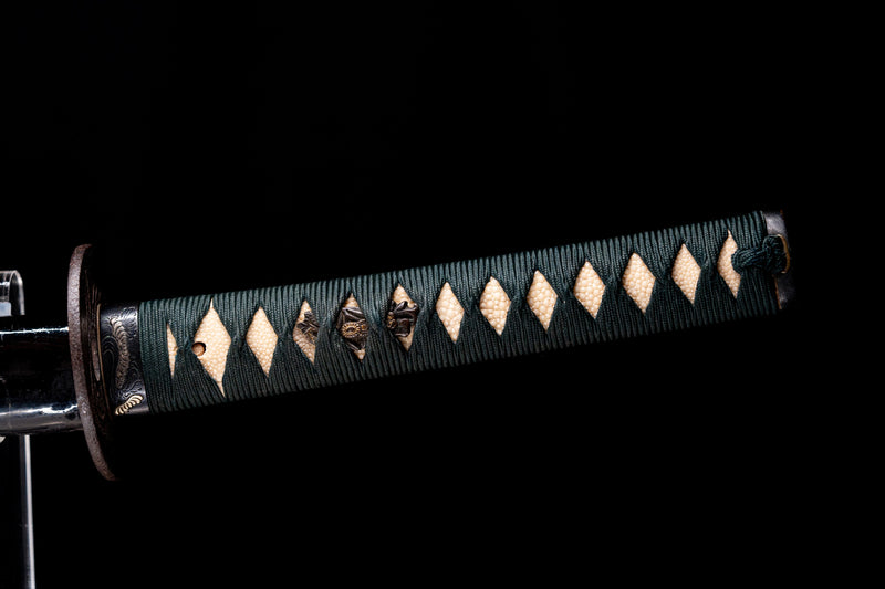 Antiek Japans zwaard Wakizashi van Shinano no Kami Fujiwara Daidō - Tokubetsu Hozon Token