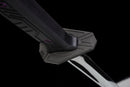 Nightshade Tactical Gladius — DLC Elite — 80CrV2 steel, Black grip, violet pins, black textured sheath, gold guard