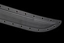 Shadow Fang Tactical Machete Sword — high-carbon steel, Black textured grip, black textured sheath, belt clip