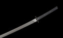 Phantom Tachi Long Tactical Sword — high-carbon steel, Black textured handle, black molded sheath, modular holes, belt clip