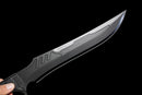 Apex Predator Kukri Sword — DLC Edition — Black molded handle, black textured sheath, belt clip