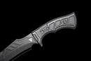 Apex Predator Kukri Sword — DLC Edition — Black molded handle, black textured sheath, belt clip