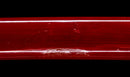 Antique Japanese Katana Sword with Red Saya and Gold Fukurin Momiji Tsuba
