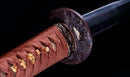 Antique Japanese Katana Sword signed Kojima Katsumasa with Iron Landscape Tsuba