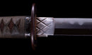 Antique Japanese Katana Sword, Waterfowl Tsuba signed Awataguchi