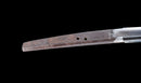 Antique Japanese Katana with Seated Sages Iron Tsuba and Suguha Hamon, Mumei, Edo Period