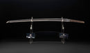 Antique Japanese Katana Sword with Floral Iron Sukashi Tsuba, Edo Period Mumei Blade
