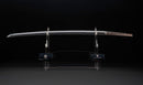 Antique Japanese Katana Sword with Gold-Inlaid Iron Tsuba, Attributed to Chikuzen Nobukuni — NBTHK Hozon