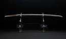 Antique Japanese Katana Sword with Gold-Inlaid Iron Tsuba, Attributed to Chikuzen Nobukuni — NBTHK Hozon