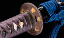 Antique Japanese Katana Sword with Karakusa Tsuba, signed Chōshū Fujiwara Kiyoshige — NBTHK Hozon