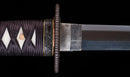 Antique Japanese Katana Sword with Karakusa Tsuba, signed Chōshū Fujiwara Kiyoshige — NBTHK Hozon