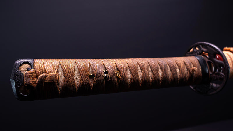 Antiek Japans zwaard Katana gesigneerd Amakuni Kura Minamoto Toshiyama