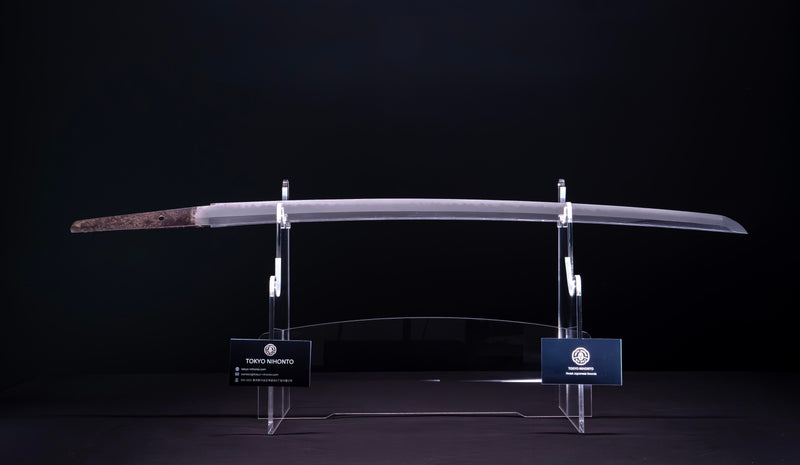 Antiek Japans Zwaard Katana, Shakudo beslag Inro Saya