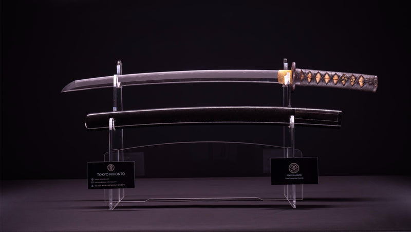 Antiek Japans zwaard Wakizashi Midare Hamon 45,5 cm