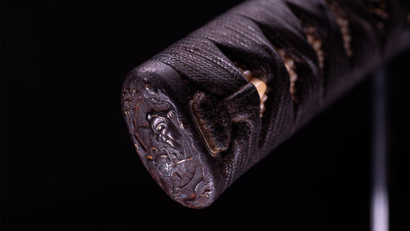Antiek Japans zwaard Wakizashi Midare Hamon 45,5 cm