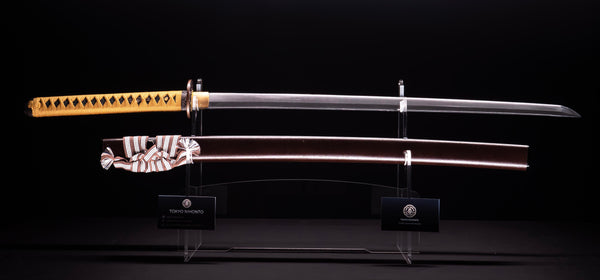 Antieke Japanse Zwaard Katana van Fujiwara Takada - Hozon