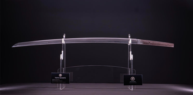 Antieke Japanse zwaard Katana 65,1 cm dik ijzeren Tsuba