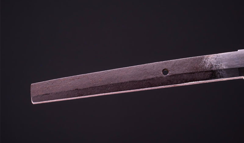 Antieke Japanse zwaard Katana 65,1 cm dik ijzeren Tsuba