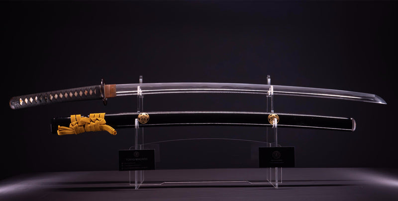 Antieke Japanse Zwaard Katana, met Bo-Hi &amp; Kamon Koshirae