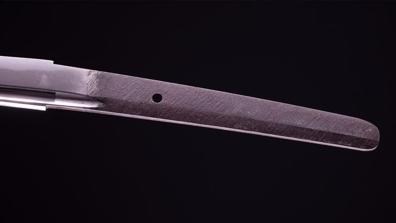 Antieke Japanse Zwaard Katana, met Bo-Hi &amp; Kamon Koshirae