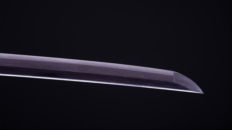 Antieke Japanse zwaardkatana met dubbele Bo-Hi