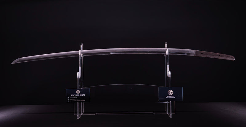 Antieke Japanse zwaardkatana met dubbele Bo-Hi