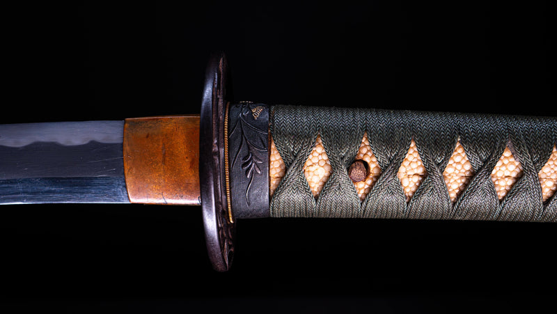 Antieke Japanse zwaard Katana gesigneerd Nagata Sukenori