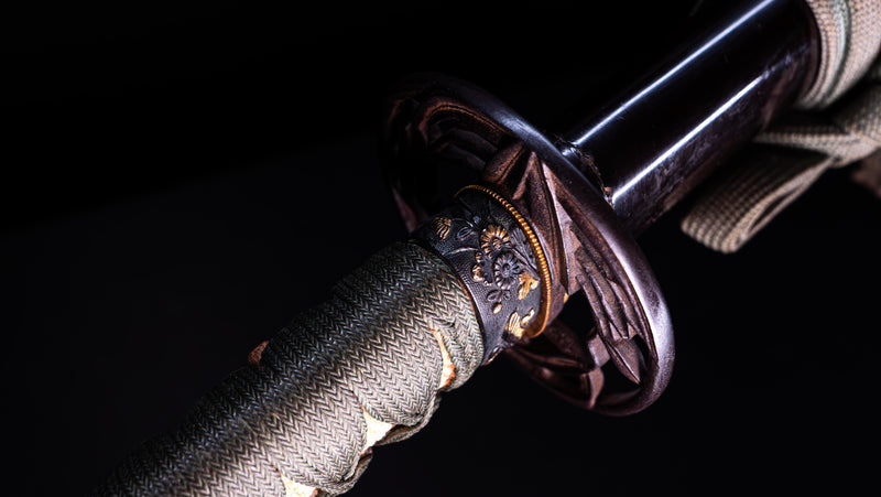 Antieke Japanse zwaard Katana gesigneerd Nagata Sukenori