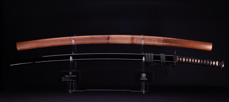 Antiek Japans Katana-zwaard gesigneerd Sanuki Kuni Ju Okimitsu Saku