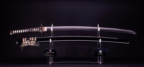 Antiek Japans Katana-zwaard gesigneerd Sanuki Kuni Ju Okimitsu Saku