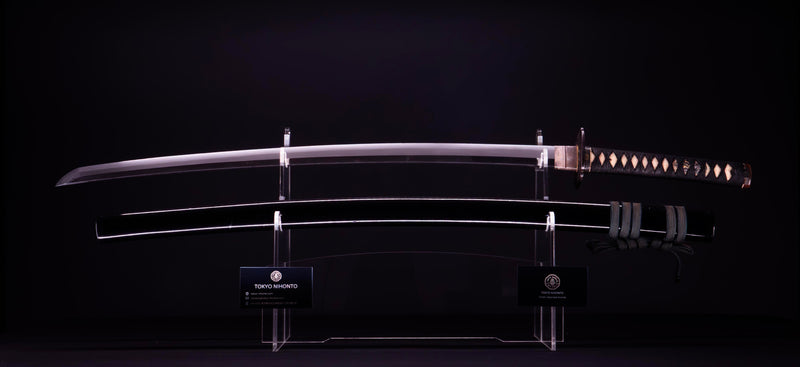 Antiek Japans Katana-zwaard gesigneerd Sanuki Kuni Ju Okimitsu Saku