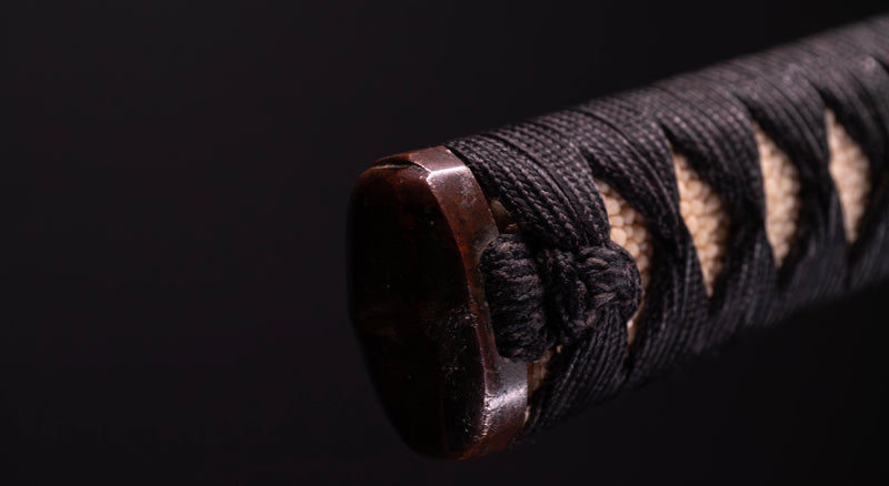 Antiek Japans Katana-zwaard gesigneerd Sanuki Kuni Ju Okimitsu Saku