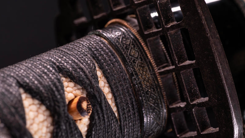 Antiek Japans Katana-zwaard gesigneerd Sanuki Kuni Ju Okimitsu Saku