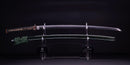 Antiek Japans Katana-zwaard gesigneerd Seki-ju Kaneyoshi met prachtige groene Saya.