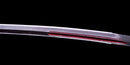 Antique Japanese Katana Sword with Red lacquered Groove