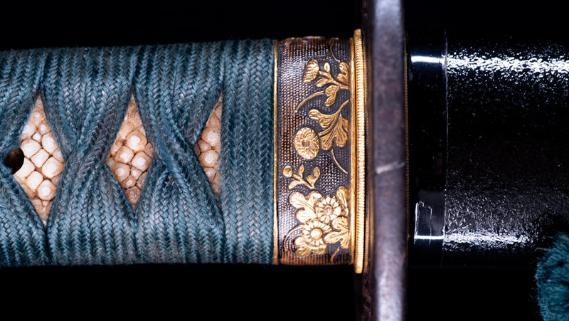 Antique Japanese Katana Rounded Kakugata Tsuba - Late Muromachi