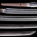 Antieke Japanse zwaard Katana, Edo-periode, blauwe en bruine Koshirae