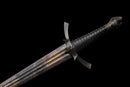 Morgul-Blade of the Witch-king - Lord of the Rings Sword — Manganese, Black wrapped grip, dark metal guard/pommel, decorated