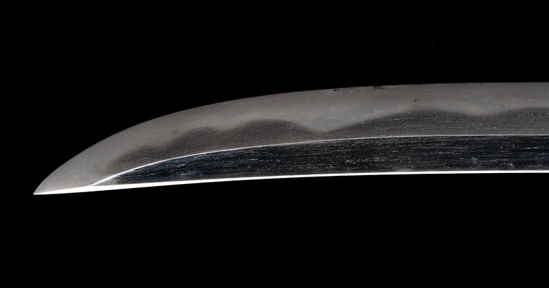 Antiek Japans zwaard Naginata-Naoshi Wakizashi van Fuyuhiro - NBTHK Hozon Token