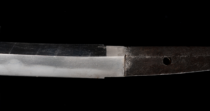 Antiek Japans zwaard Naginata-Naoshi Wakizashi van Fuyuhiro - NBTHK Hozon Token