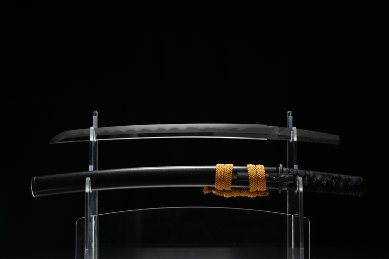Antiek Japans zwaard Wakizashi NBTHK gesigneerd door Hatakeyama Masamitsu, Edo-periode
