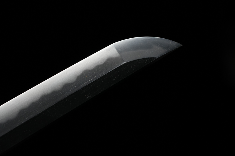 Antieke Japanse zwaardkatana van Tachibana Munehiro met gouden koshirae
